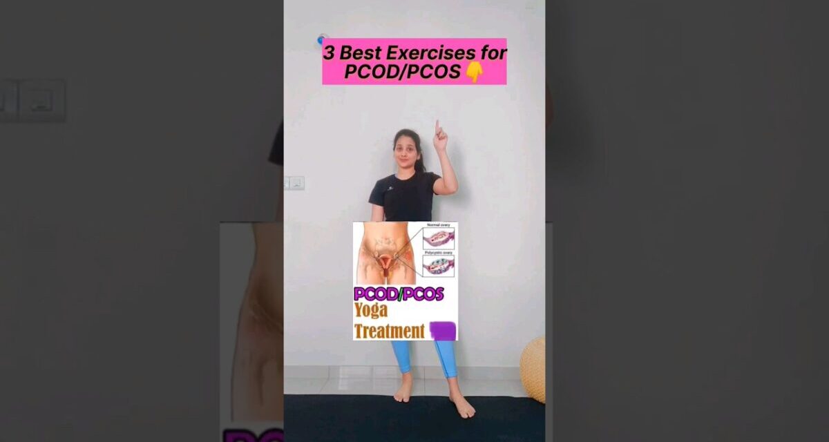 3 Yoga Exercises For PCOD/PCOS #shorts #ytshorts #yoga #pcod #pcos