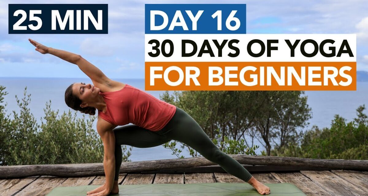 25 Min Energising Yoga Routine (Day 16) 30 Days Of Yoga For Beginners