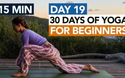 15 Min Evening Yoga Routine (Day 19) 30 Days Of Yoga For Beginners