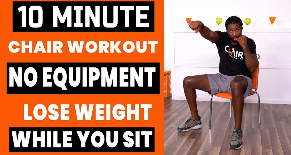 10 Minute Chair Workout For Weight Loss | NO EQUIPMENT