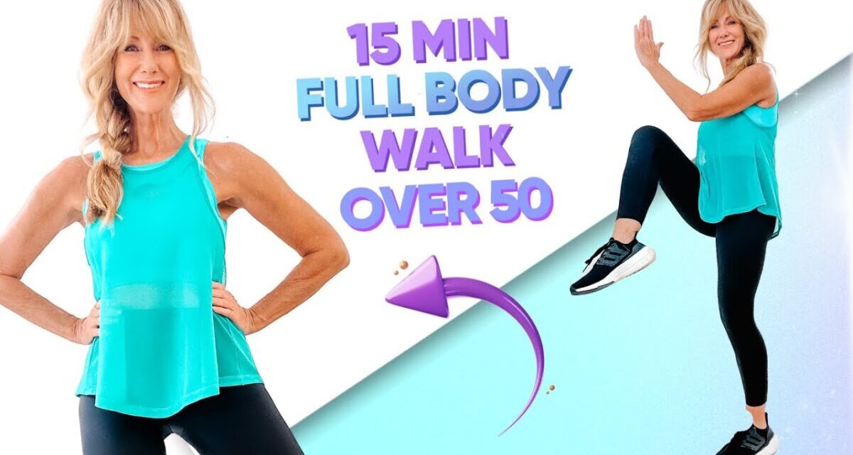 15 Minute Walking Workout For Weight Loss | Complete Full Body Workout!