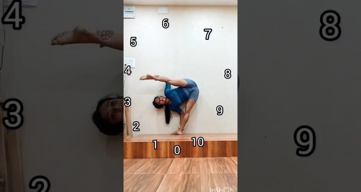 CLOCK YOGA CHALLENGE BY INDIAN GIRL🔥😲||#yoga #shorts #flexibility #trending