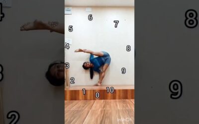 CLOCK YOGA CHALLENGE BY INDIAN GIRL🔥😲||#yoga #shorts #flexibility #trending
