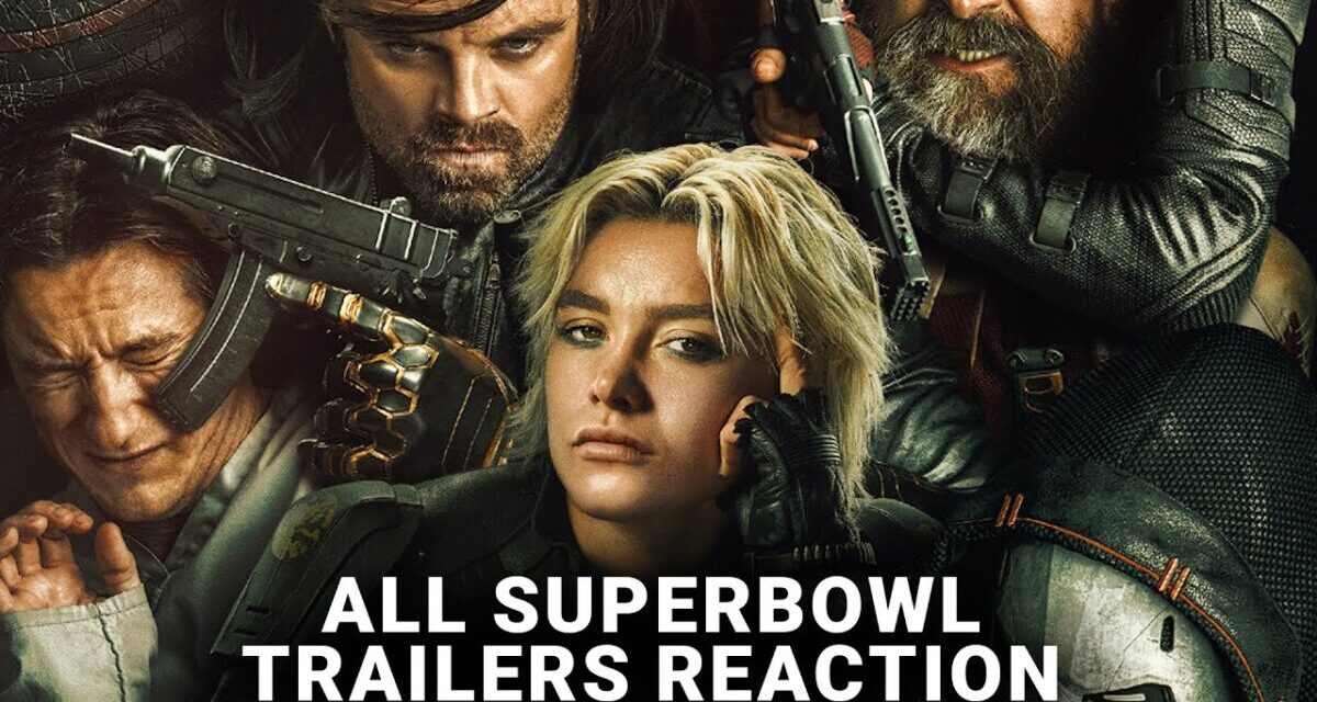 🔴 LIVE: Reacting To EVERY Super Bowl Movie Trailer