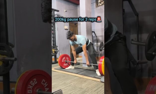 200kg Pause For 3#shorts #shortsfeed #viralvideo #youtubeshorts #trending