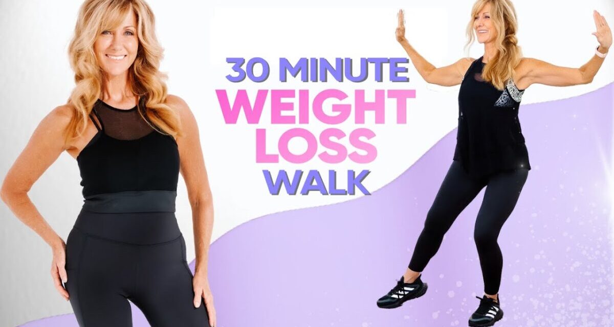30 Minute Walking Exercise For Weight Loss 💦 BEGINNER Friendly 💦