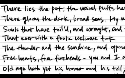 Scriptorium | Ulysses | Alfred Tennyson | ASMR | Boox Go 10.3