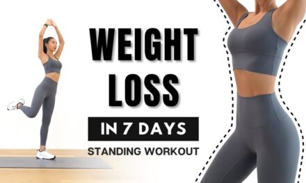 WEIGHT LOSS In 7 DAYS🔥40MIN Full Body Fat Burn – Arm, Back, Leg, Abs – Standing Only