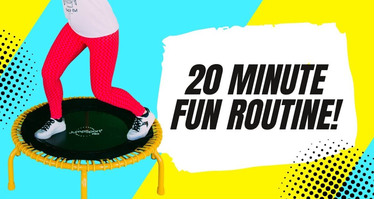 20 Minute Intermediate Rebounder Workout Routine For Weight Loss