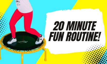 20 Minute Intermediate Rebounder Workout Routine For Weight Loss