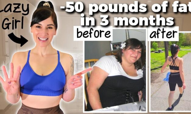 4 Lazy Girl Weight Loss Habits That Helped Me Lose 50 POUNDS Of FAT In 3 Months