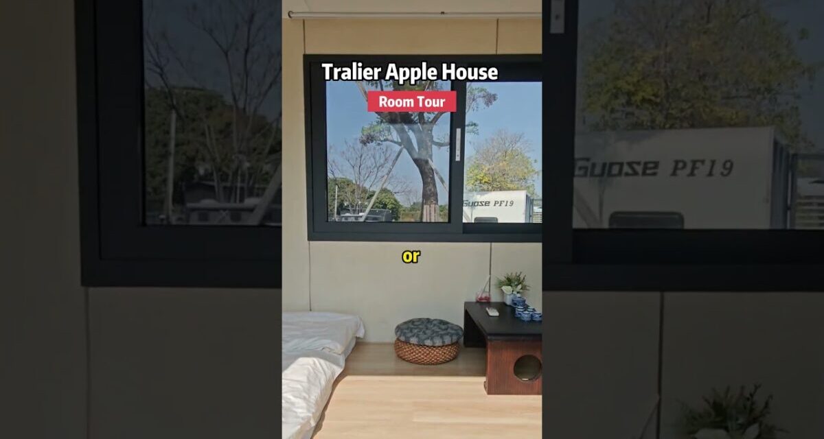 A Trailer Apple Cabin Manufactured By Guose Factory.💗What Do You Think Of This House? #fyp #trailer