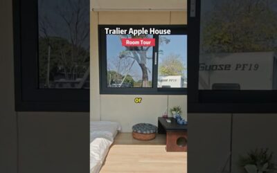 A Trailer Apple Cabin Manufactured By Guose Factory.💗What Do You Think Of This House? #fyp #trailer