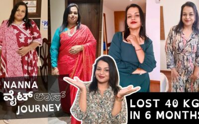 6 Months Nalli 40 Kgs Weight Loss Madde | ನನ್ನ ವೈಟ್ ಲಾಸ್ ಜರ್ನಿ #weightloss #naturalweightloss #diet