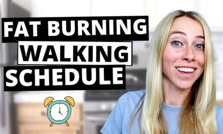 The BEST Fat Burning Walking For Weight Loss Schedule