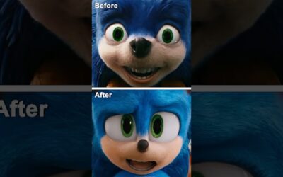 How Fans Saved Ugly Sonic The Hedgehog #sonic #cgl #vfx