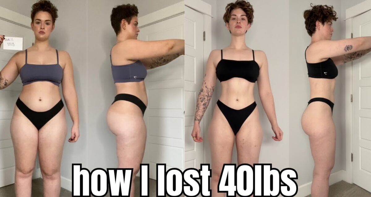 40lbs Down: My Sustainable Weight Loss Journey