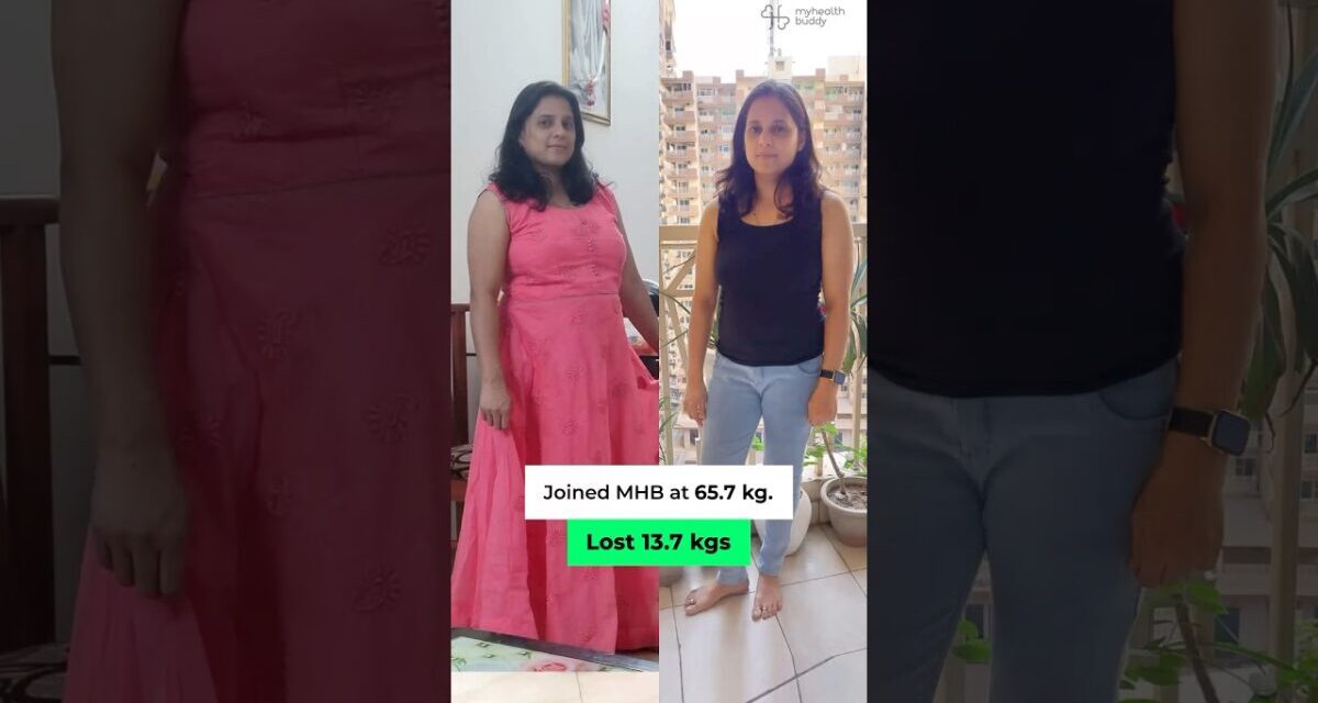 14 Kg Weight Loss And Belly Fat Gone With Home Workout | MyHealthBuddy