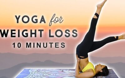 10 Min Yoga For Weight Loss | Beginner-Intermediate Flow With Sheena, Short Yoga Class At Home