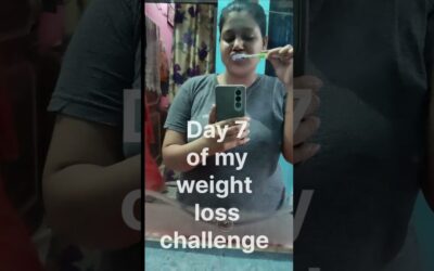 Day 7 Of My 45 Days Weight Loss Challenge #weightlossjourney #transformation #shorts