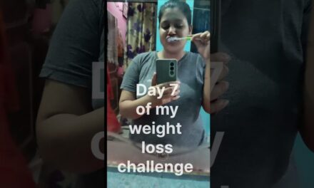Day 7 Of My 45 Days Weight Loss Challenge #weightlossjourney #transformation #shorts
