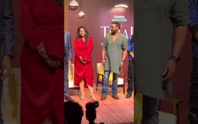 Ajay Devgn SURPRISE Entry At Wife Kajol’s The Trail Trailer Launch #ajaydevgan #kajol #thetrail