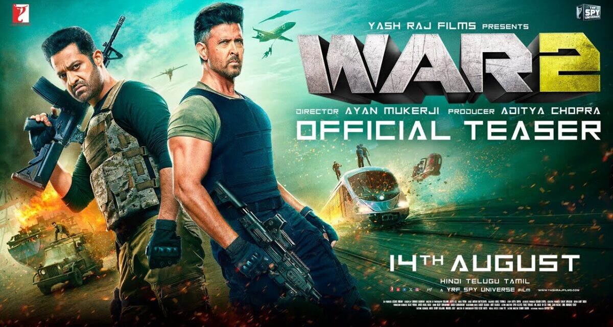 WAR 2 | Official Teaser | Hrithik Roshan | NTR | Kiara Advani | Ayan Mukerji | YRF Spy Universe