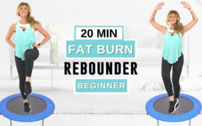 20 Minute Rebounder Workout For Weight Loss [Mini Trampoline Workout] Fabulous50s