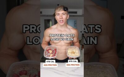 Protein Oats For Weight Loss Vs Gain (INSANE Calorie Comparison) 🤯 #weightloss #calories #oats