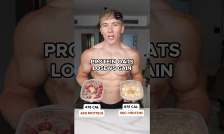 Protein Oats For Weight Loss Vs Gain (INSANE Calorie Comparison) 🤯 #weightloss #calories #oats