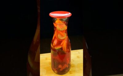 Detox Water For Weight Loss And Clear Skin | How To Make Detox Water | ASMR Cooking #shorts #asmr