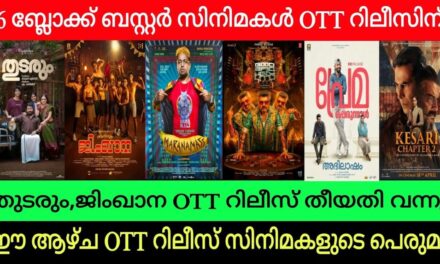 Thudarum, Alappuzha Gymkhana Official OTT Release Date|New Malayalam Movie OTT Releases|Tonight OTT|