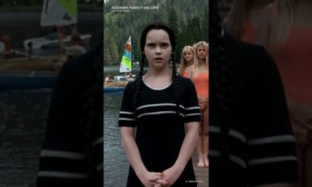 Wednesday Can’t Swim 🖤 | Addams Family Values | Paramount #shorts