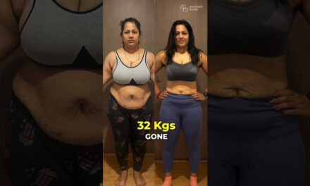 32 Kgs Weight Loss And Belly Fat And Face Fat Gone  – Thyroid And Cholesterol Back To Normal!