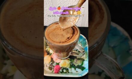 Weight Loss Apple🍎 Makhana Coffee Without Milk☕👍🏻🙂#coffee #healthytips #healthylifestyle #enjoylife