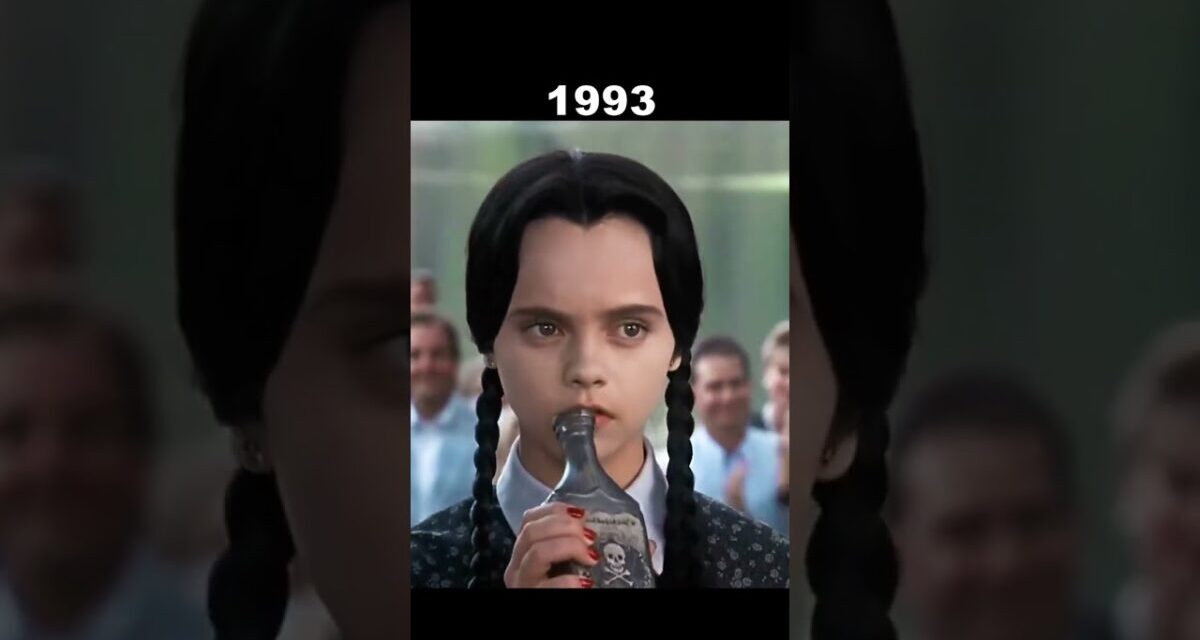 Evolution Of Wednesday (The Addams Family Movies)