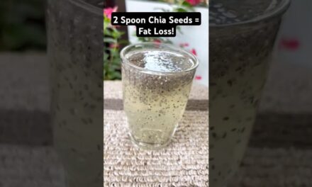 Chia Seeds For Weight Loss And Glowing Skin | Fat Loss Detox Drink In 2 Minutes.
