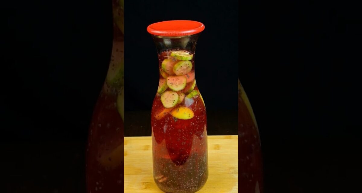 Detox Water For Weight Loss And Clear Skin | Beetroot Detox Water | ASMR Cooking #shorts #asmr