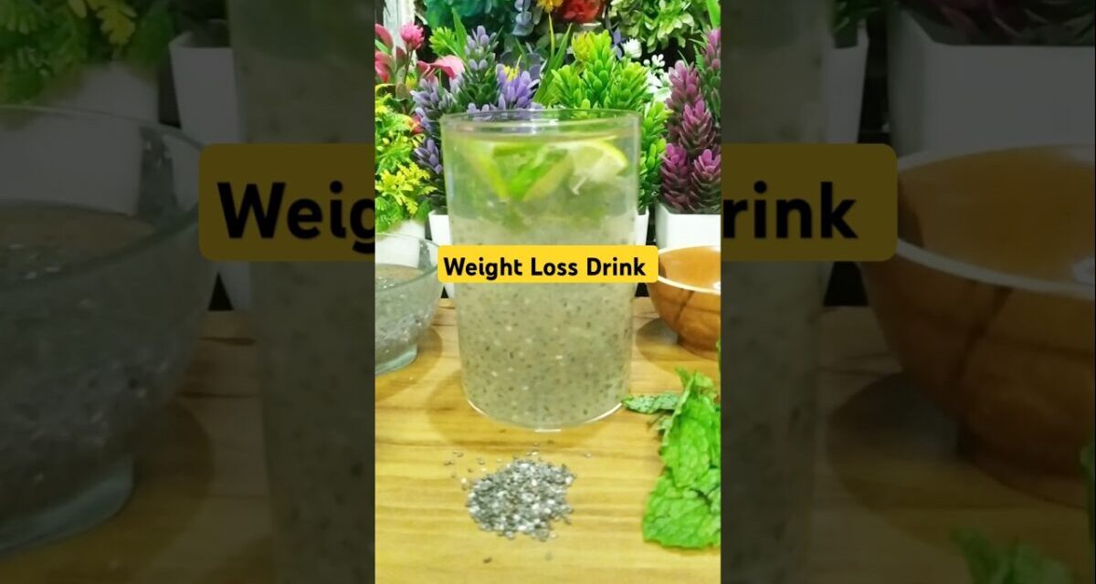 Chiaseeds Drink For Weight Loss🥤#detox #shorts#food #trending #viral #shortsfeed #fatloss #chia #fyp