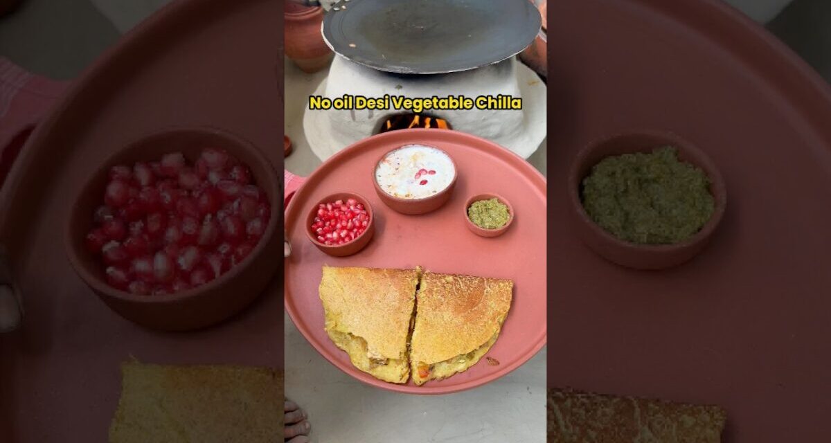 No Oil Desi Weight Loss Chilla | लौकी बेसन चिल्ला और आम चटनी | Summer Lunch Recipe