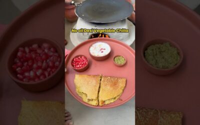 No Oil Desi Weight Loss Chilla | लौकी बेसन चिल्ला और आम चटनी | Summer Lunch Recipe