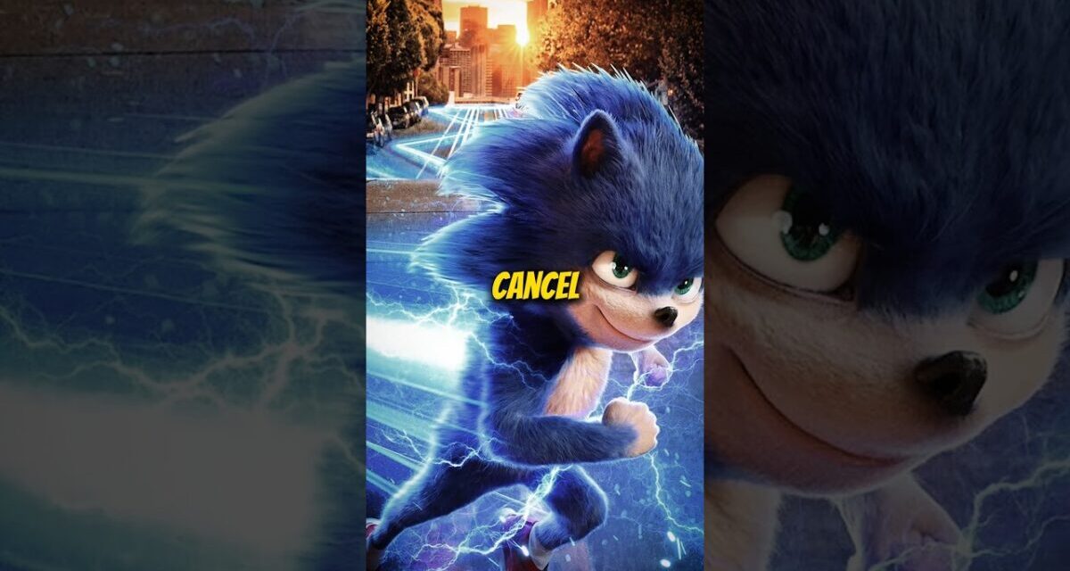 Sonic Movie Almost CANCELLED! #sonicthehedgehog #uglysonic #sega #eggman #shadowthehedgehog