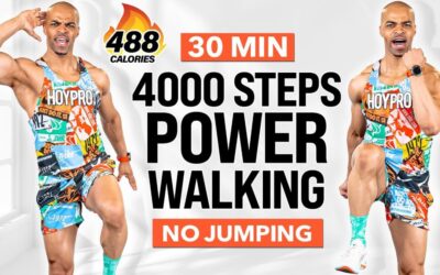 30 Minute Power Walk | 4000 Steps | Fast Walking Exercise For Weight Loss | Walk At Home Lose Weight