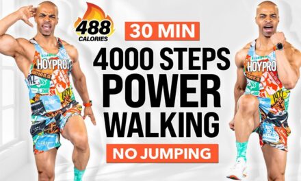 30 Minute Power Walk | 4000 Steps | Fast Walking Exercise For Weight Loss | Walk At Home Lose Weight