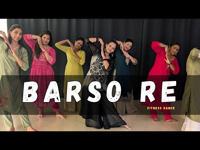 Barso Re  | Dance | Fitness Dance | Bollywood Dance Workout | Zumba | For Weight Loss | Happy Moves