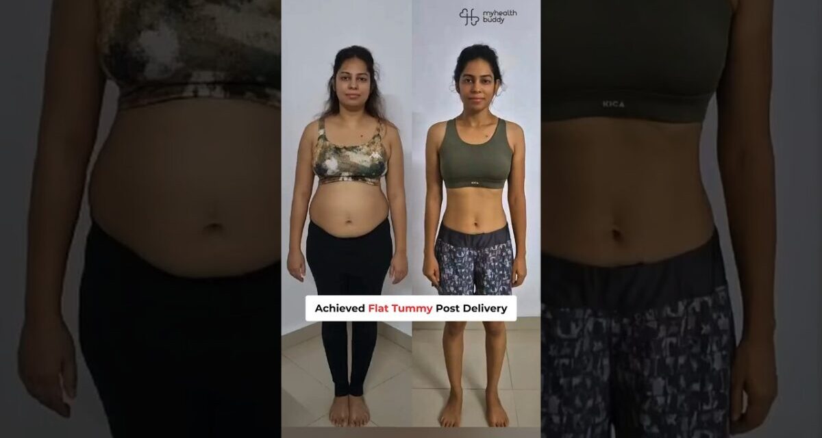 18 Kgs Belly Fat Loss + Full Body Transformation At HOME 🔥