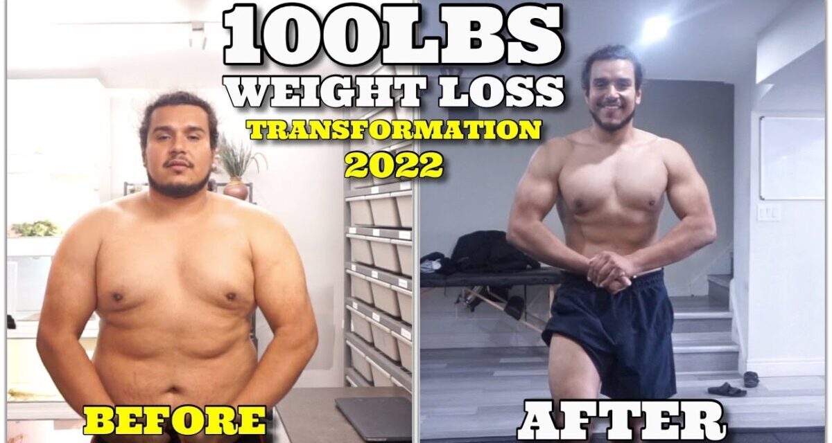 100 LBS Weight Loss Transformation! My 1 Year Fitness Journey!