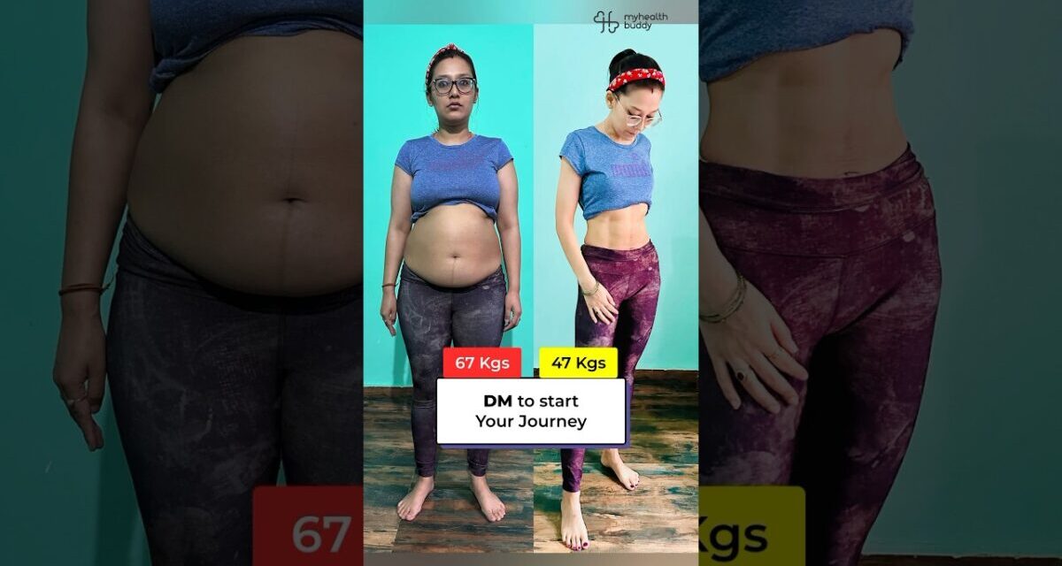 20 Kgs Weight Loss Journey | From BELLY FAT To ABS 😳