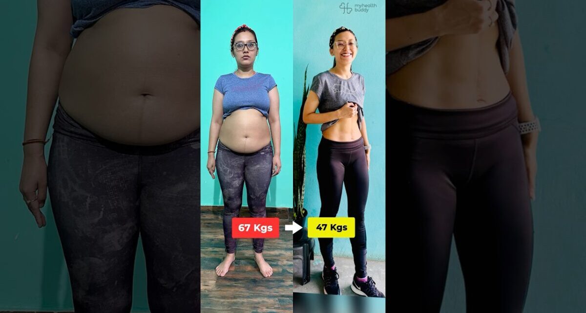 How I Lost 20 Kg & Got Abs | Full Fat Loss Journey After Delivery With Home Food And Workout
