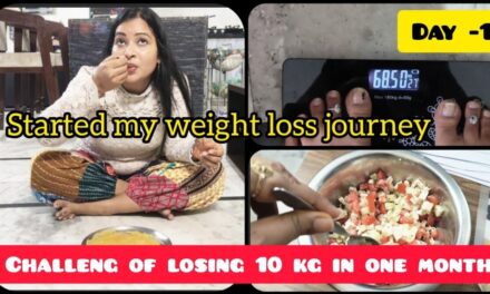 Day-1 Of My Weight Loss Journey L 10 Kg In One Month #weightloss #healthy #minivlog #dailyvlog